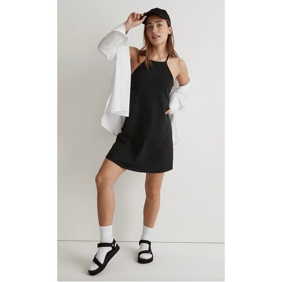 Madewell Dresses & Skirts - Madewell $88 Flex 2.0 Fitness Dress Black Size L NK207